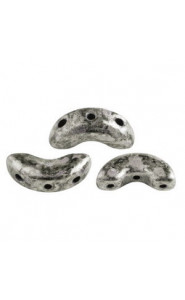 Les perles par Puca® Arcos beads Old silver 23980/81002